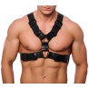 The Red Harness Harnais en cuir Right Noir